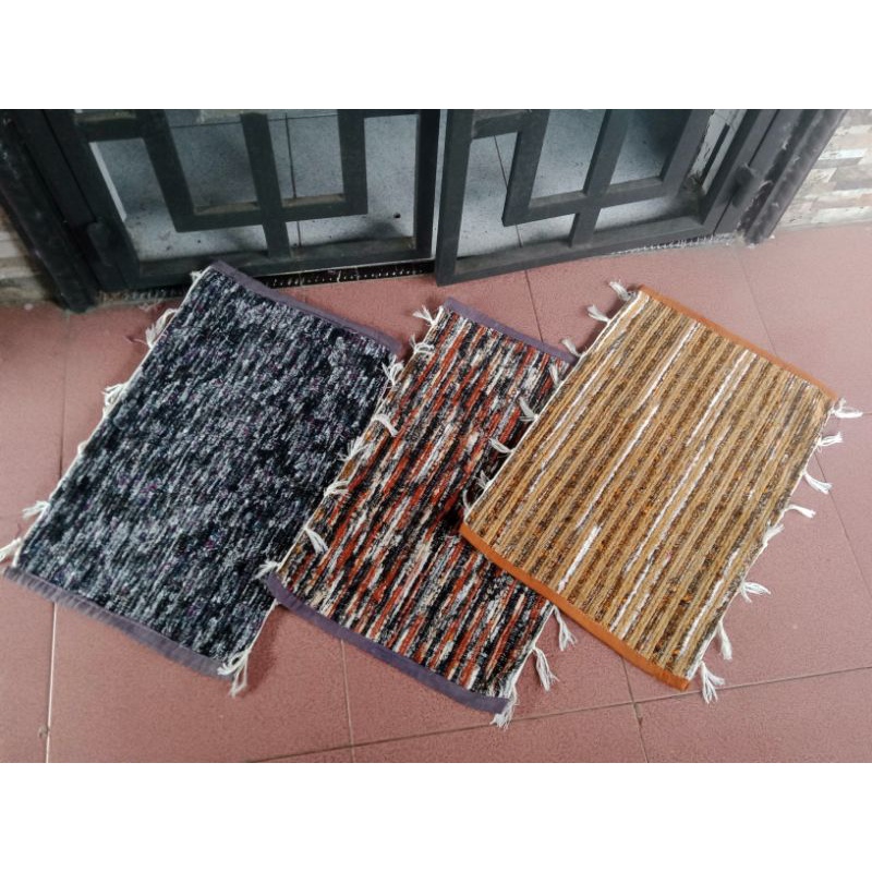 [harga grosir] keset handuk ATBM lurik tebal meresap air