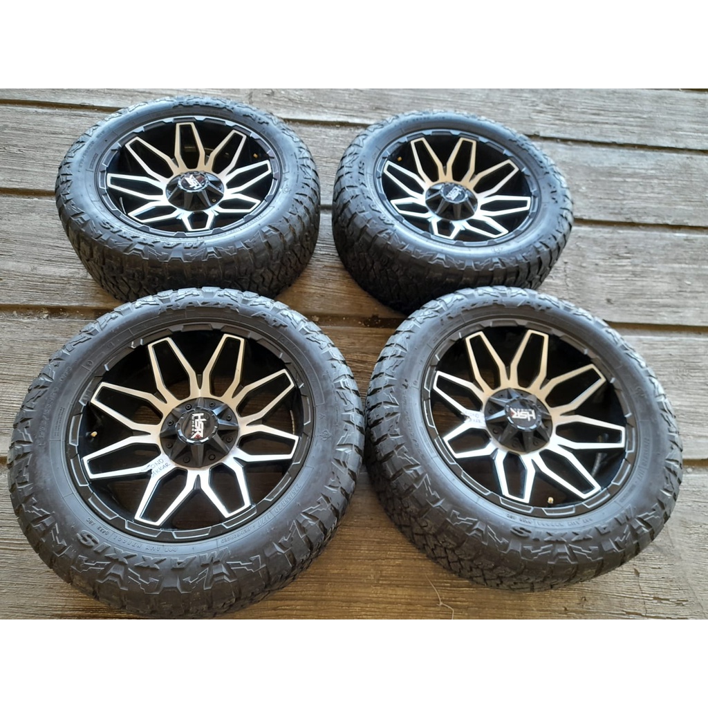 VELG MOBIL BEKAS MURAH RING 20 SAL HSR +BAN MAXXIS 275 55 PAJERO FORTUNER TRITON