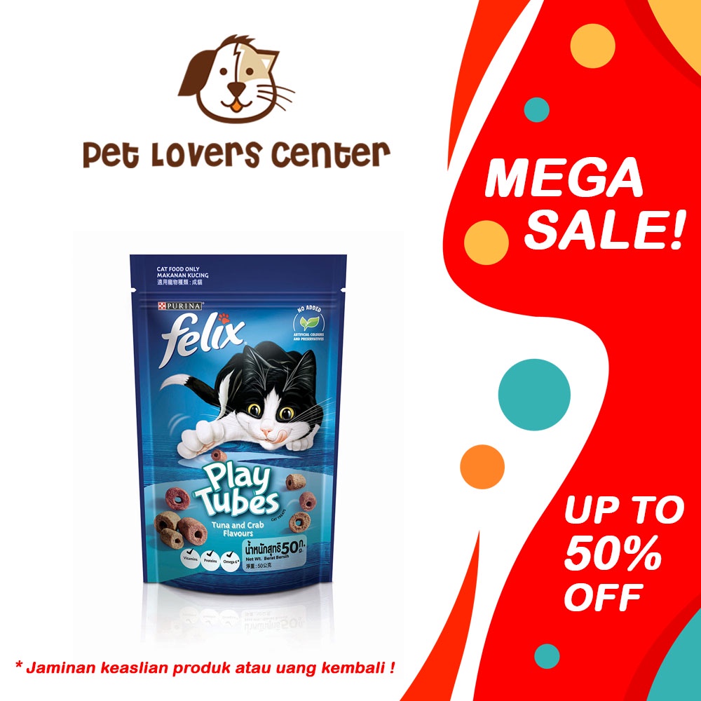 Felix Play Tubes 50gr PURINA Cat Food - Snack / Cemilan Kucing