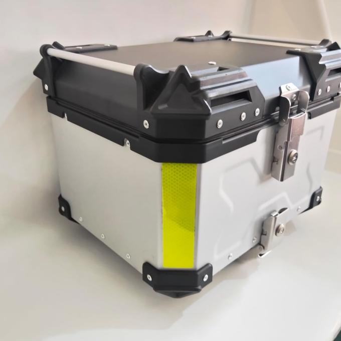 Topbox Motor Kunci Aluminium Pannier 45 Liter + Bracket Kotak Top Box