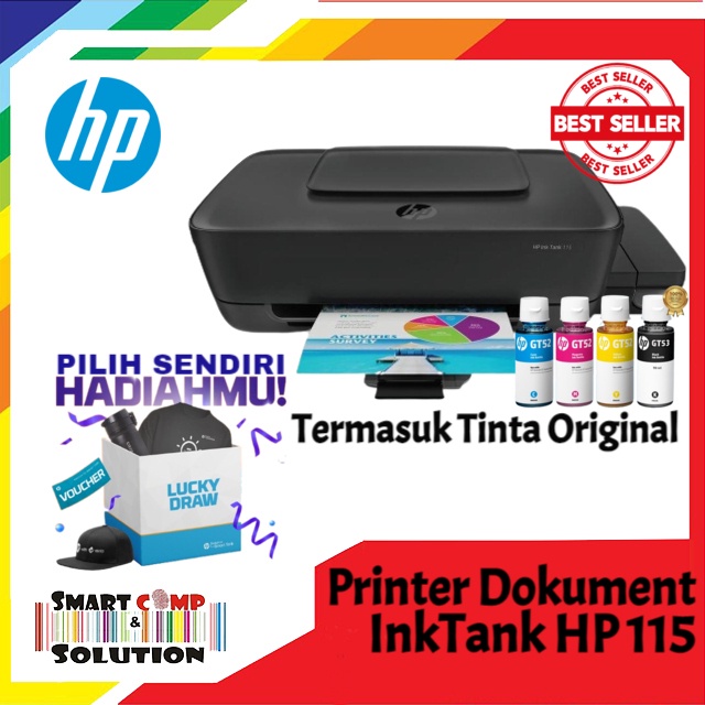 Printer HP Ink Tank 115 Print Only - Print Document Photo