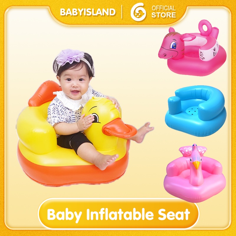 Sofa Tiup Bayi Kursi Tiup Belajar Duduk Bebek Musik Bisa untuk Mandi Dan Pelampung