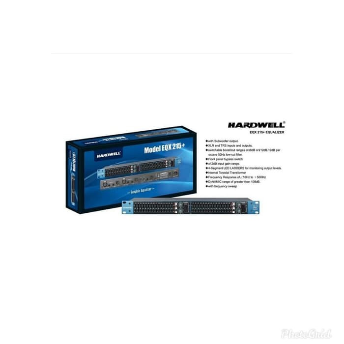 Equalizer Hardwell EQX 215+ Original Equalizer With Subwoofer Output