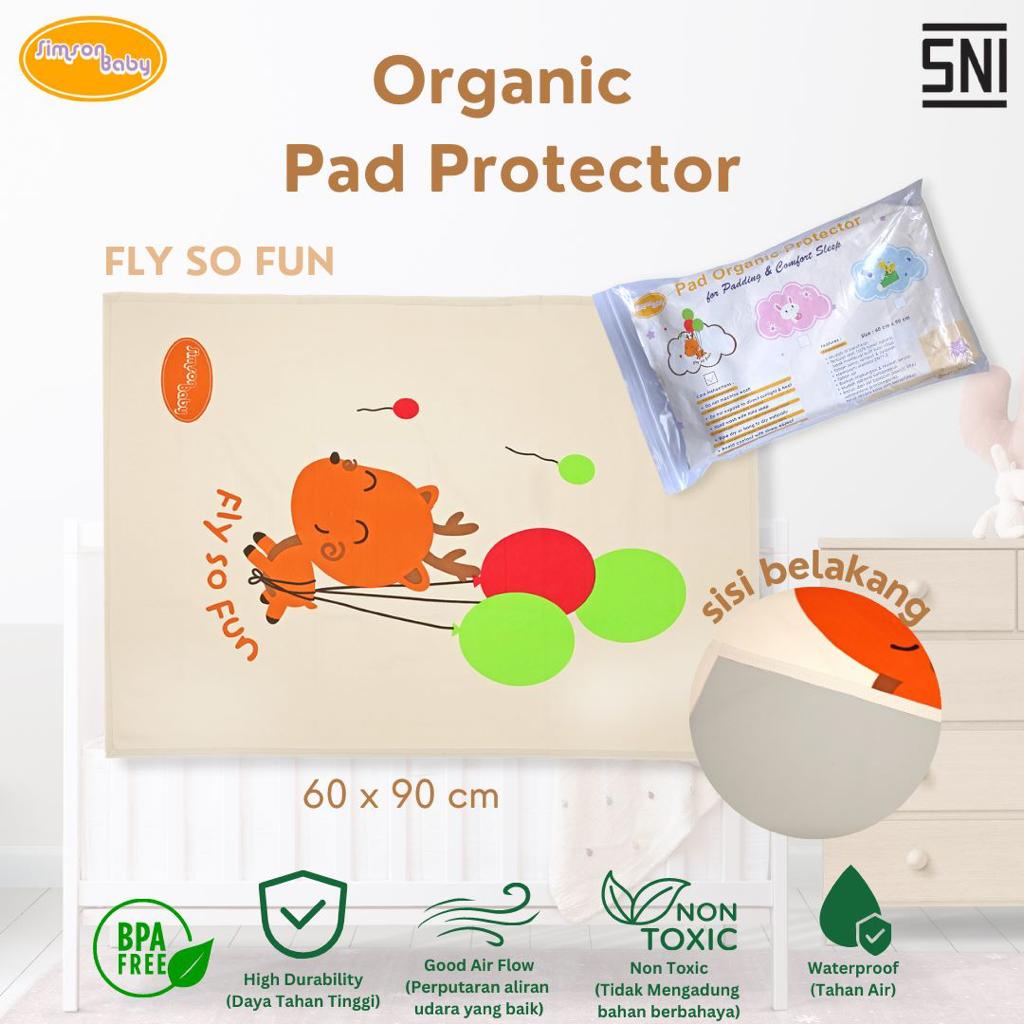 Simson Perlak Bayi Waterproof Pad Protector / Perlak Karet Travel / Alas Ompol Anak CBKS