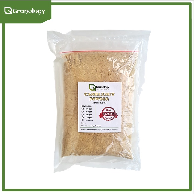 Kemiri Bubuk / Candlenut Powder (500 gram) by Granology