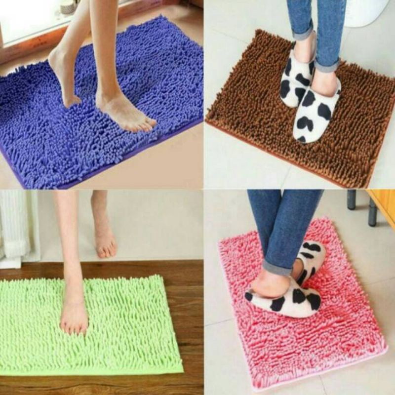 Keset Cendol / Keset Kaki Cendol Anti Slip / Keset Kaki Microfiber