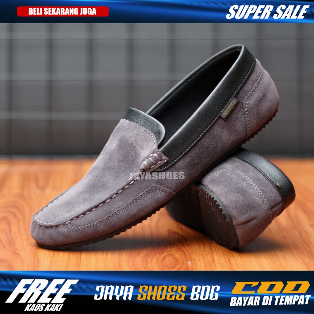 KILLIAN|Sepatu Kasual Slip On Pria Slop Mocasin Santai Casual Tanpa Tali Cowok Murah Keren Ringan