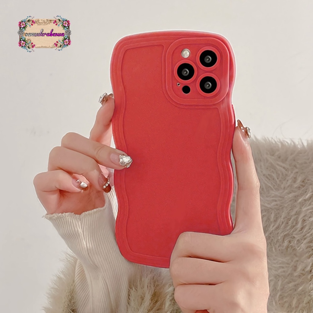 CASE SOFTCASE SILIKON GELOMBANG WAVY PROCAMERA MACARON OPPO RENO 8T SB5015