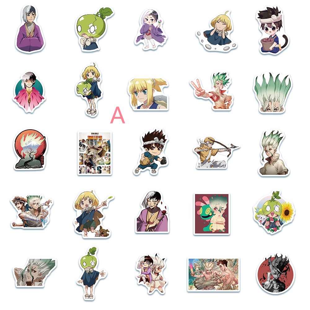 DST002 – Sticker Stiker Anime Jepang Dr. Stone