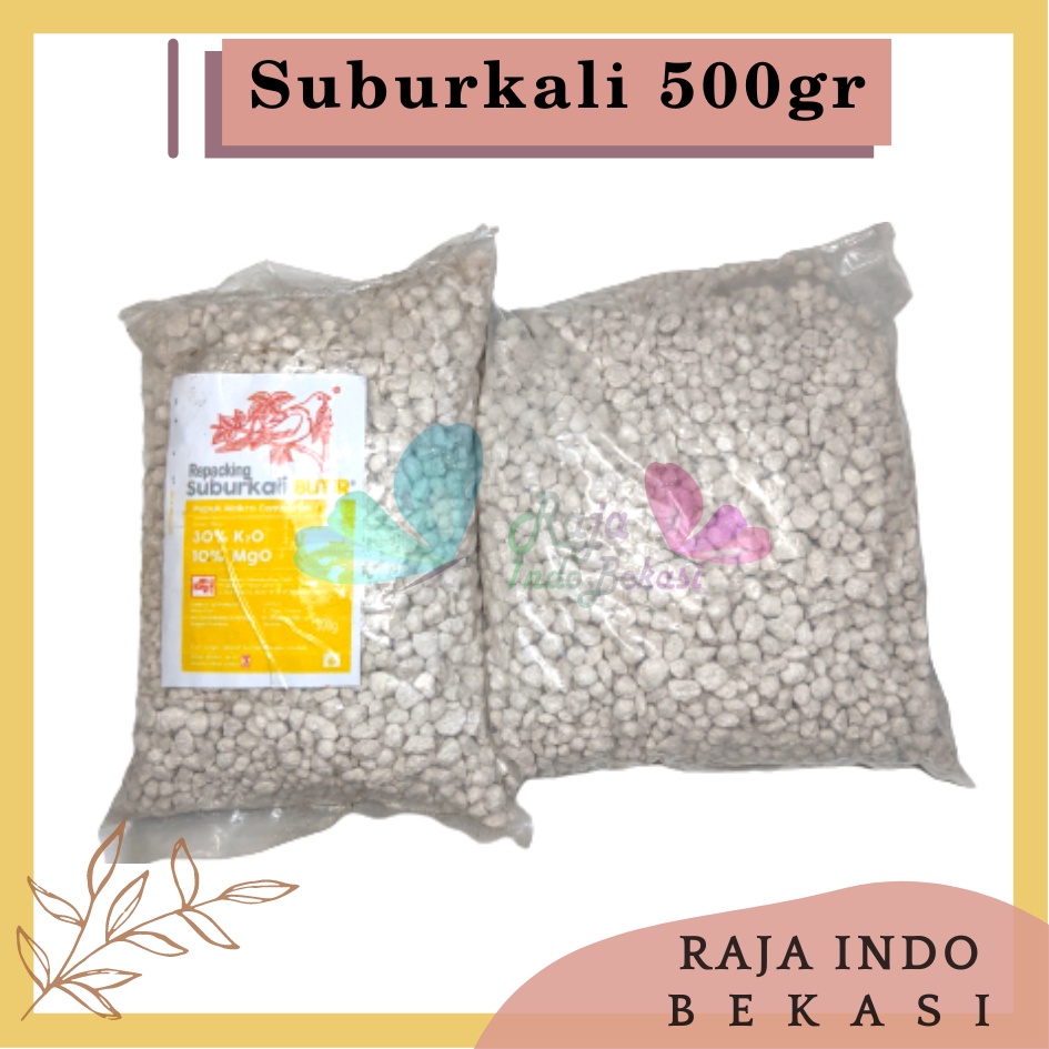 Pupuk SUBURKALI BUTIR Pupuk Makro Campuran  Meroke Subur Kali Majemuk Kemasan Repack 500gram 1kg