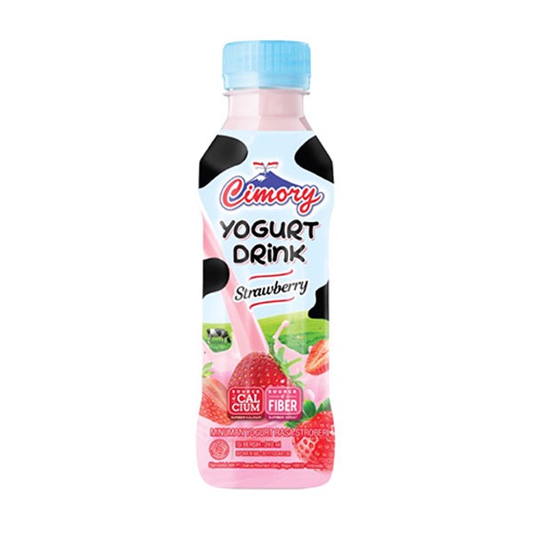 Promo Harga Cimory Yogurt Drink Strawberry 250 ml - Shopee