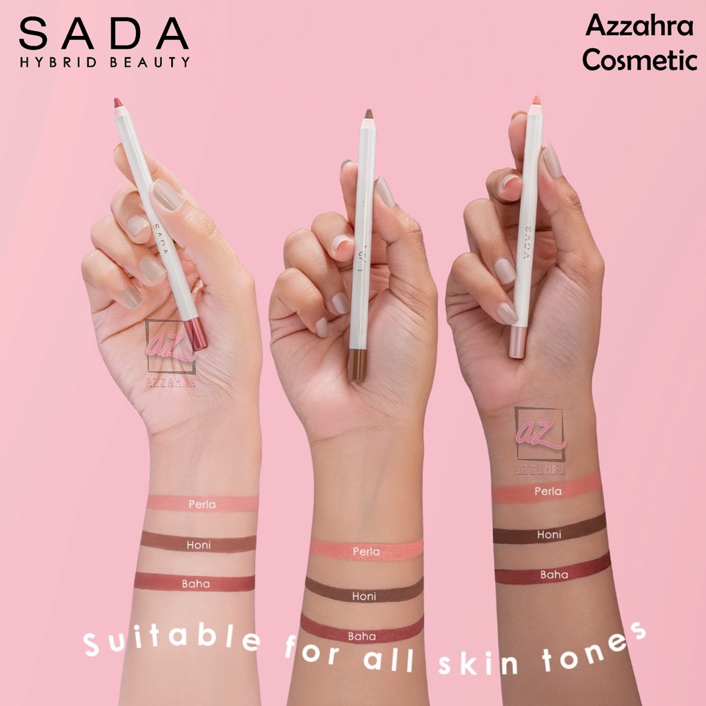 SADA Luga Accentuating Pencil Liner - New Shades Launching Waterproof Smudgeproof Tahan Lama