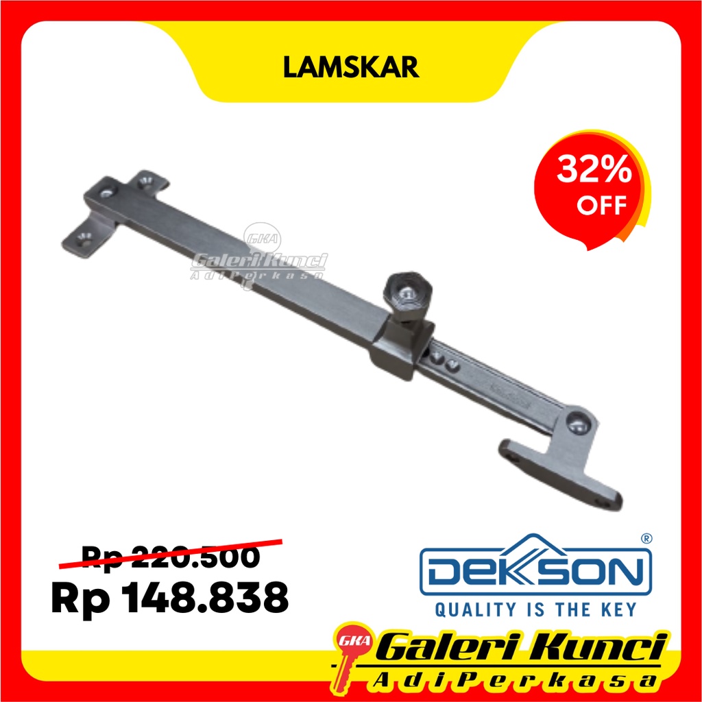Lamskar Dekson Dekkson 001 BR SN Lamskar Tarik Penahan Jendela