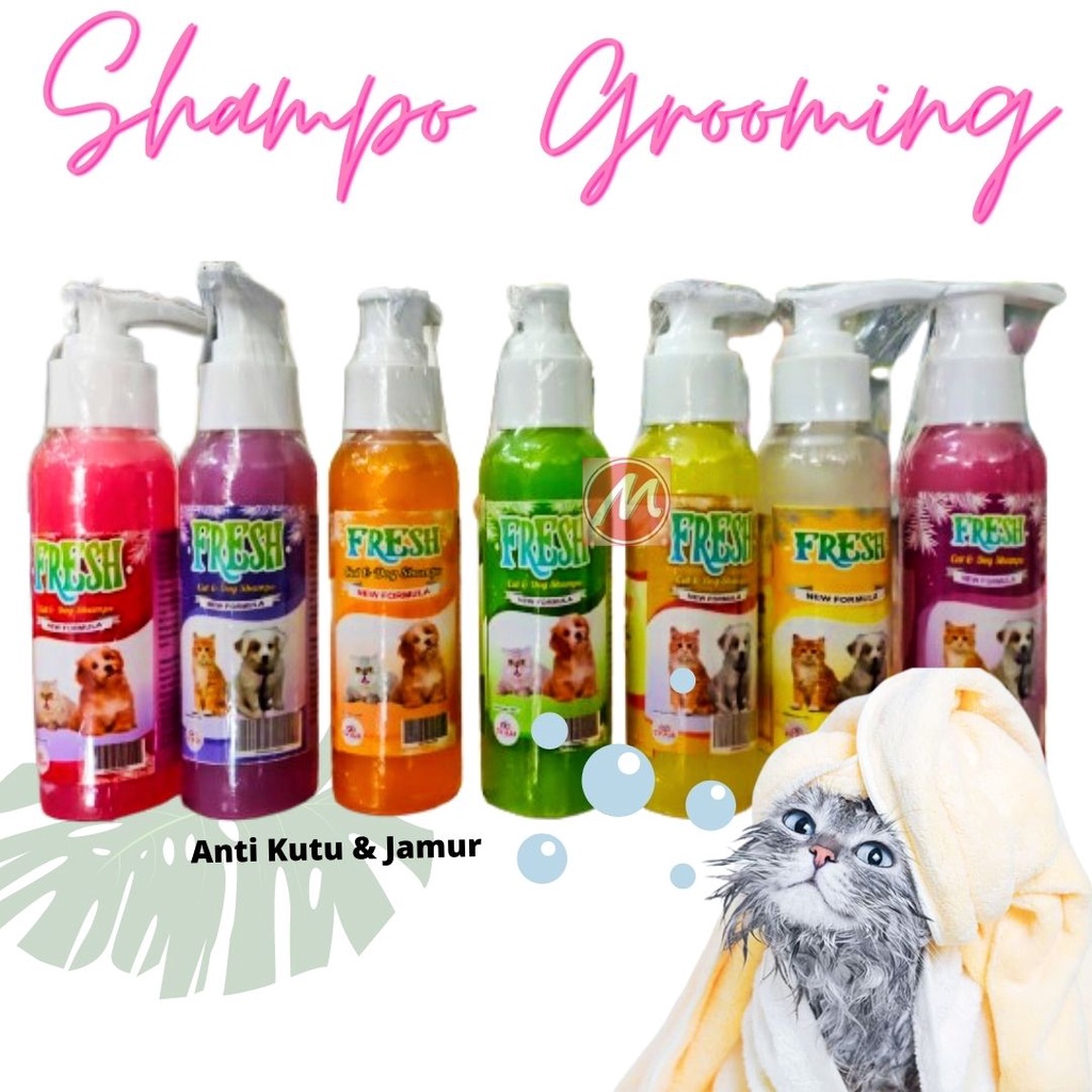 Shampo Untuk Kucing Dan Anjing Anti Jamur dan Kutu fresh 100ml