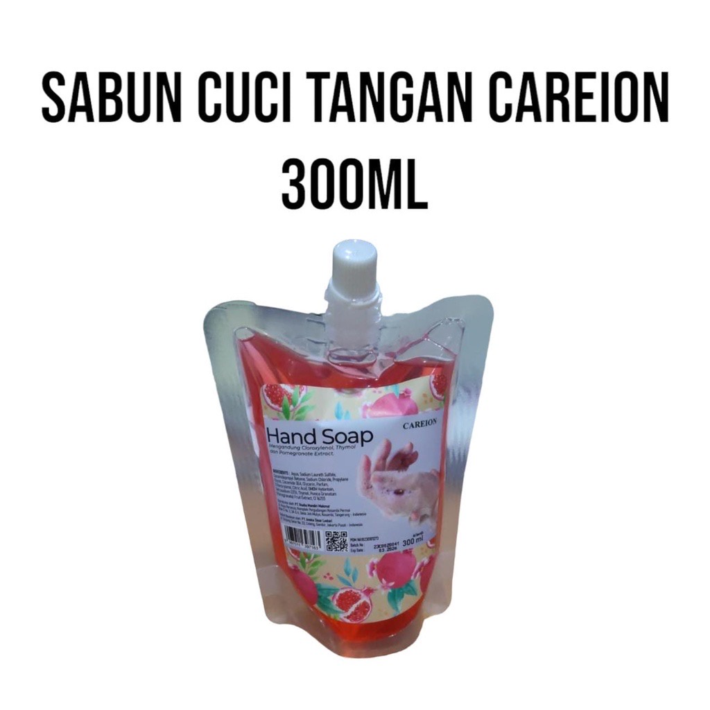 CAREION SABUN CUCI TANGAN ANTI BAKTERIAL HAND SOAP REFILL 300ML