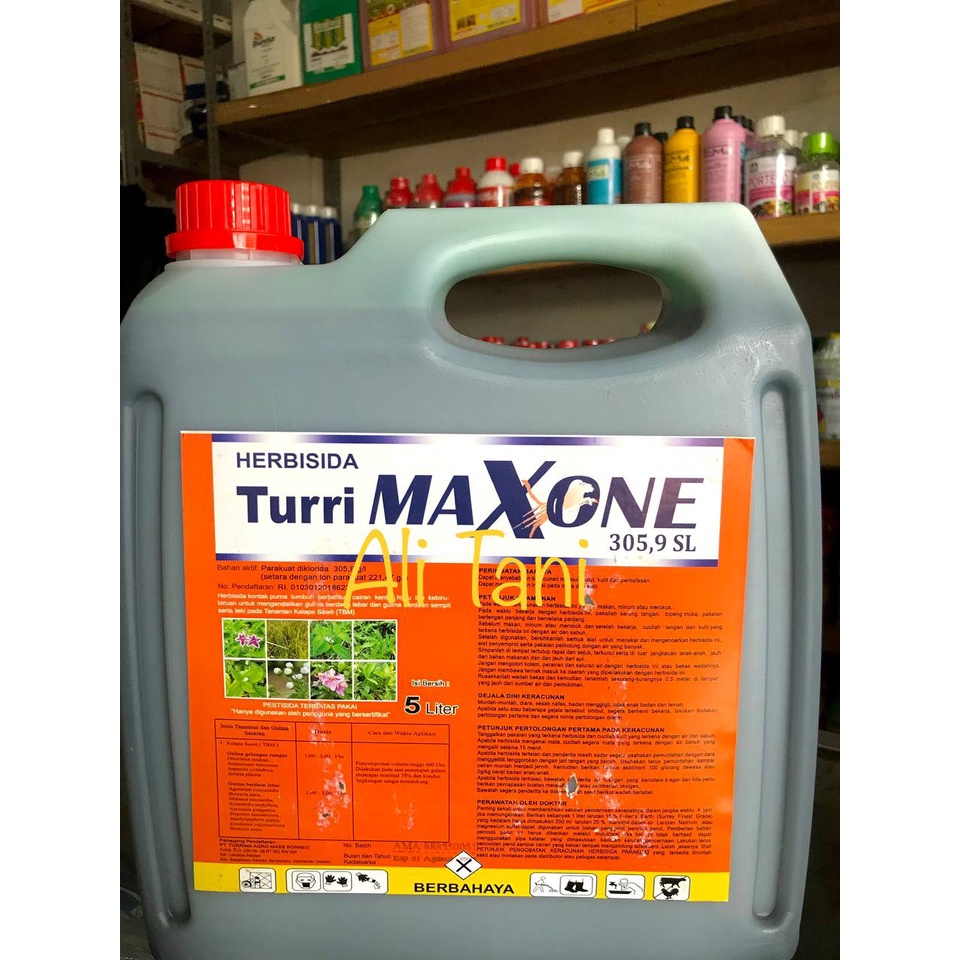 TURRIMAXONE 305.9 SL Kemasan 5 Liter Herbisida/Racun Rumput Kontak