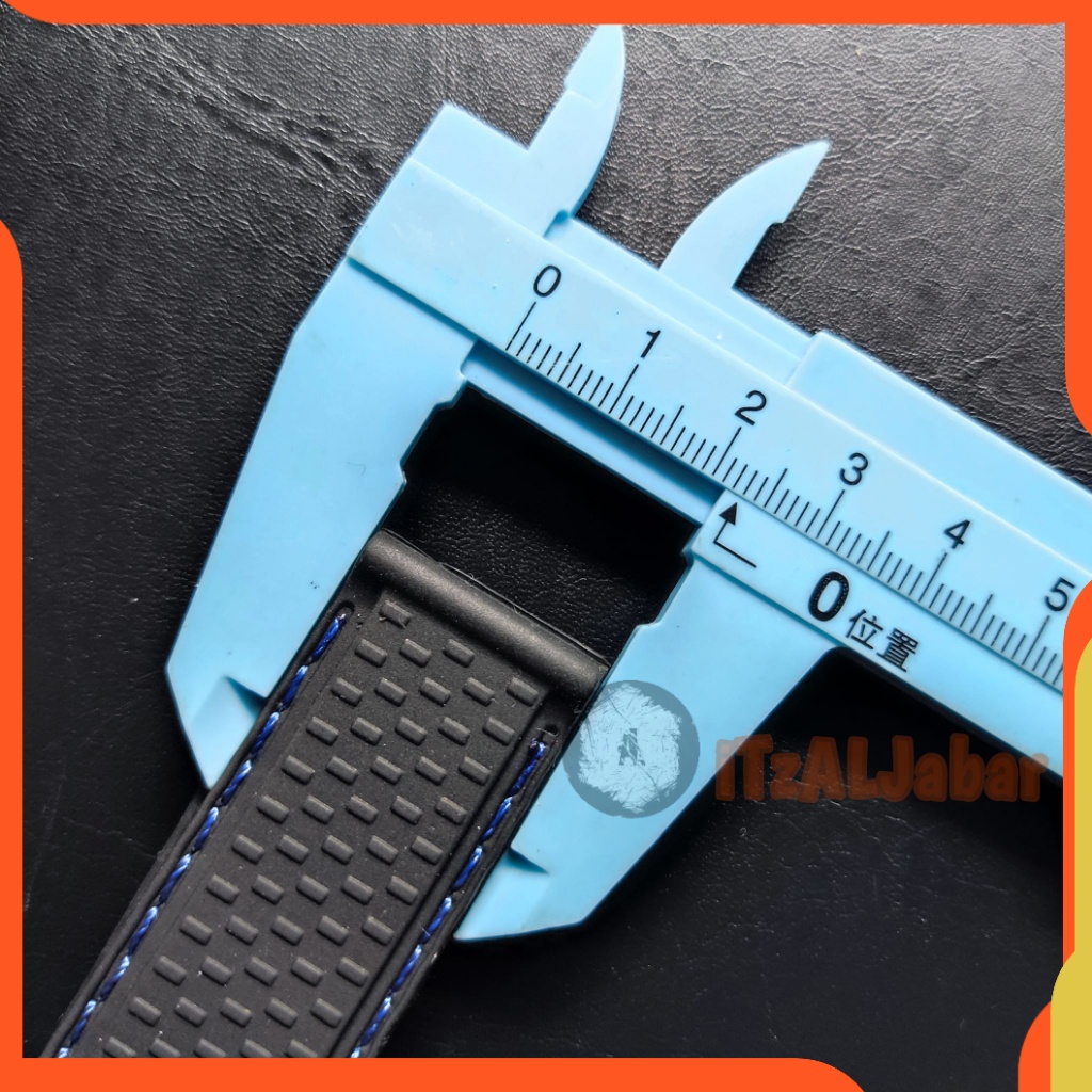 Strap tali jam Karet 22mm Strap tali jam tangan Rubber 22mm WH208