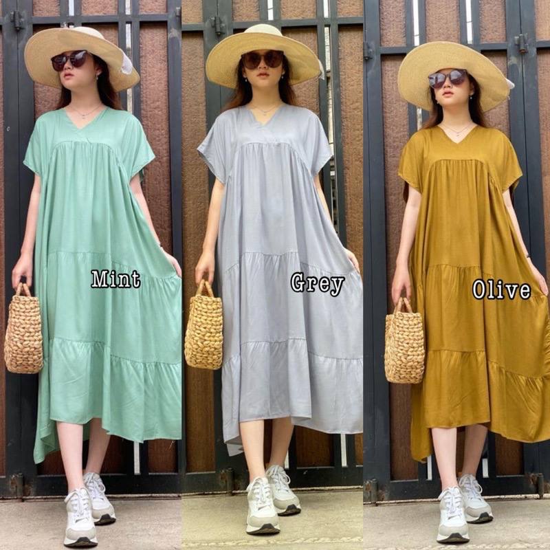 HOME DRESS KANZIA POLOS VIRAL RAYON PREMIUM