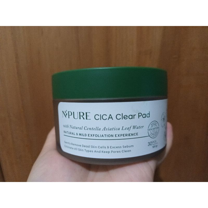 Npure cica clear pad preloved