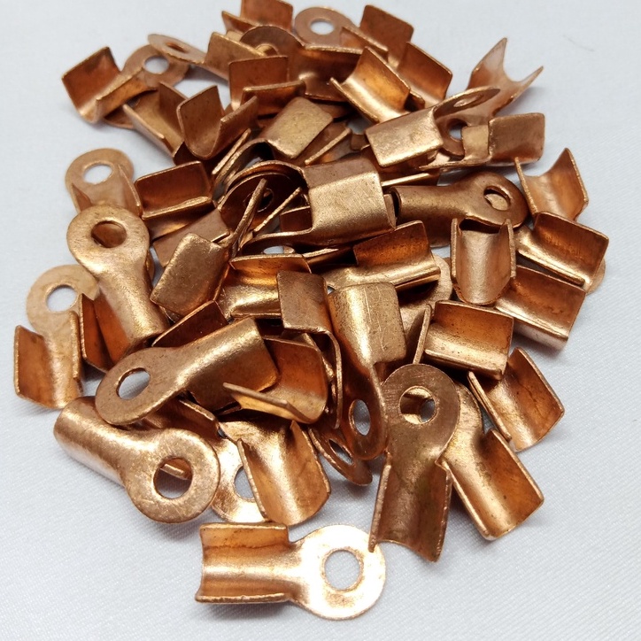 Terminal Skun Kabel Ukuran 5 mm, 6 mm, 8 mm, 10 mm Aki Sekun Mata Ayam Tembaga skun massa masa ring 