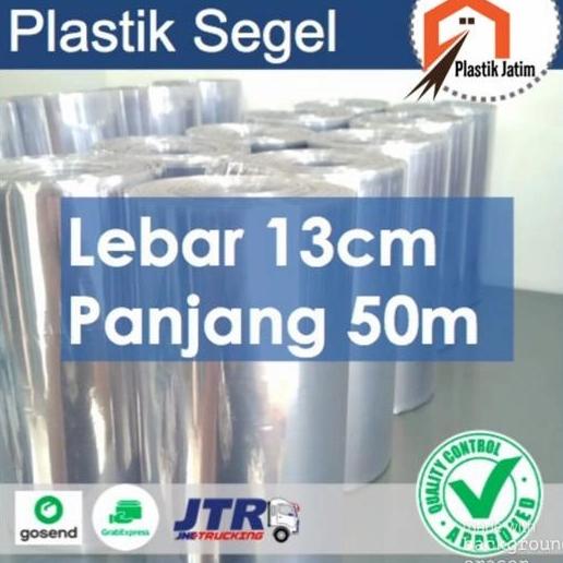 

PLASTIK SEGEL Uk. 13CM x 50M - Plastik Heat Shrink/Plastik Menciut MURAH