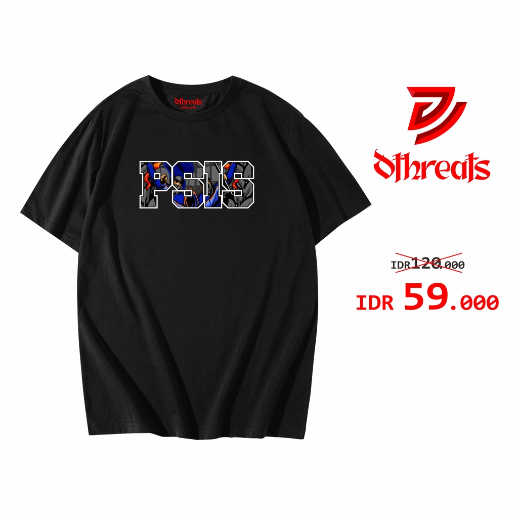 kaos distro psis semarang DTHREATS - T- SHIRT PSIS SMG06