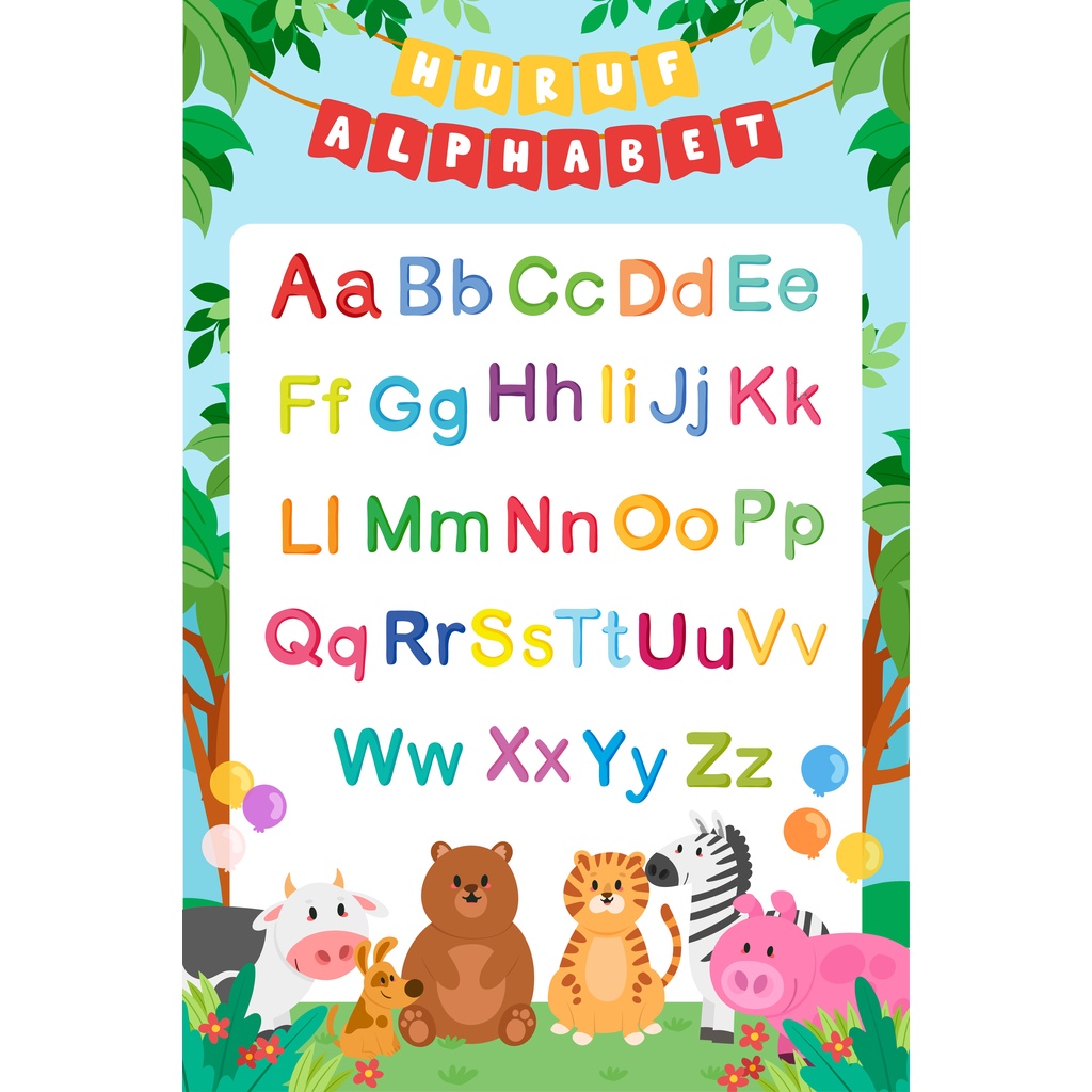

Cetak Poster Murah Edukasi Anak Custom Gambar Huruf Alphabet, Gambar Angka, Gambar Suku Kata, Gambar Warna&Bentuk, Gambar Waktu&Jam