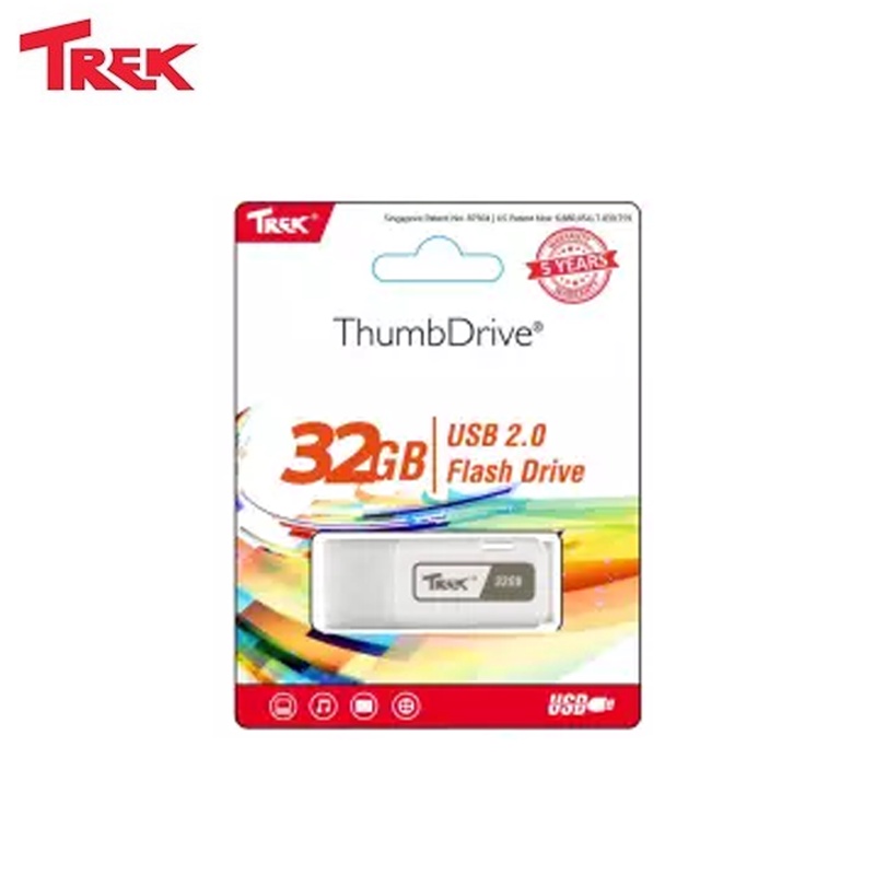 Trek Flash Disk USB 2.0 32GB Putih Thumb Drive