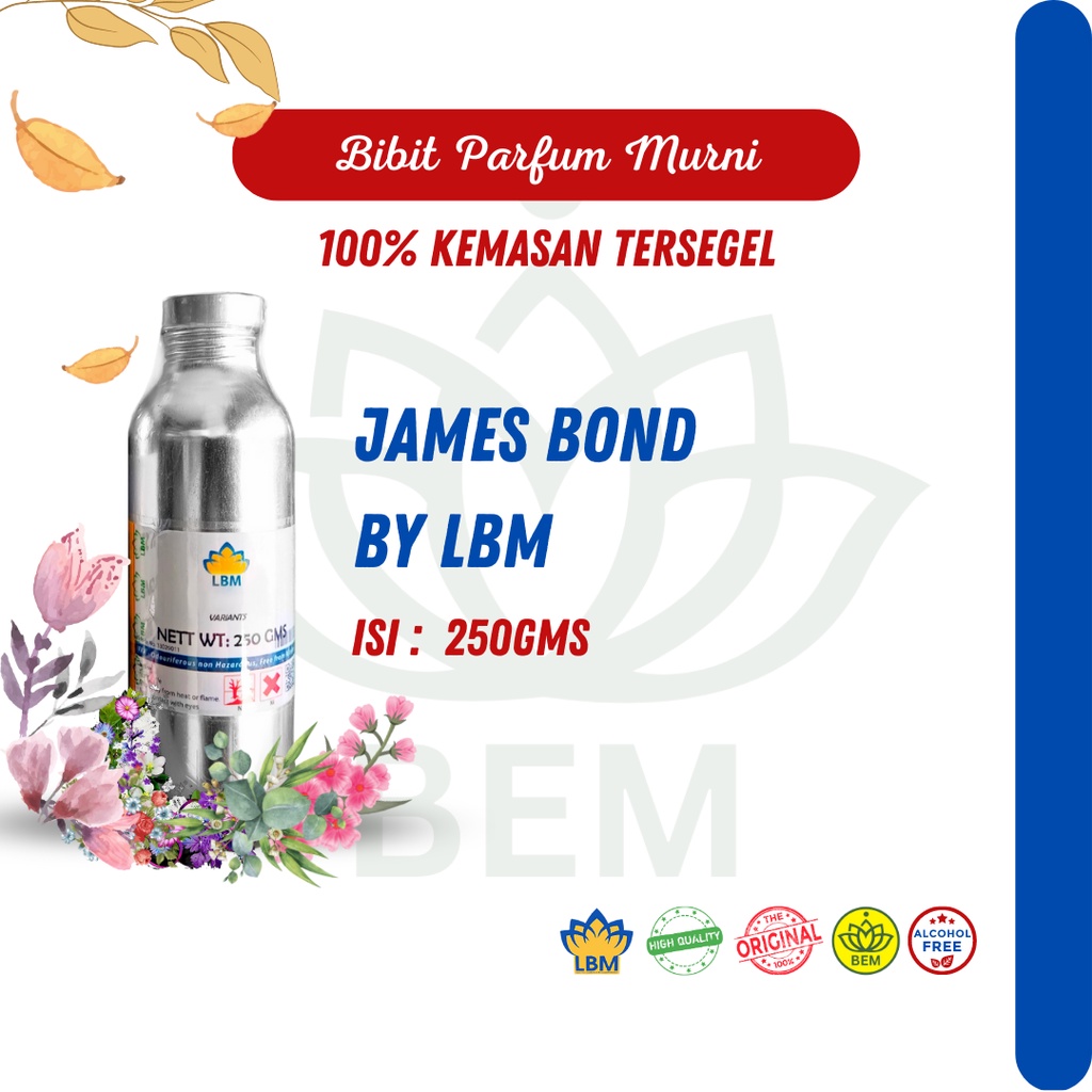 Bibit Parfum JAMES BOND by LBM - 250Gms Segel