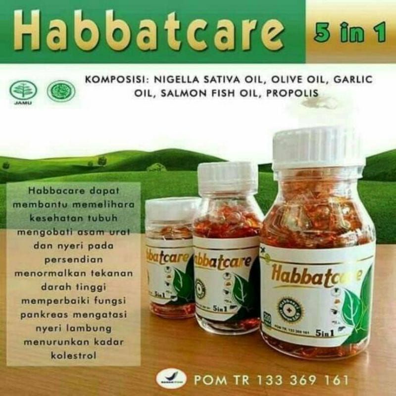 Habbatussauda Habbatcare 5 in 1 200 caps / HABBAT CARE 5 IN 1 ORIGINAL