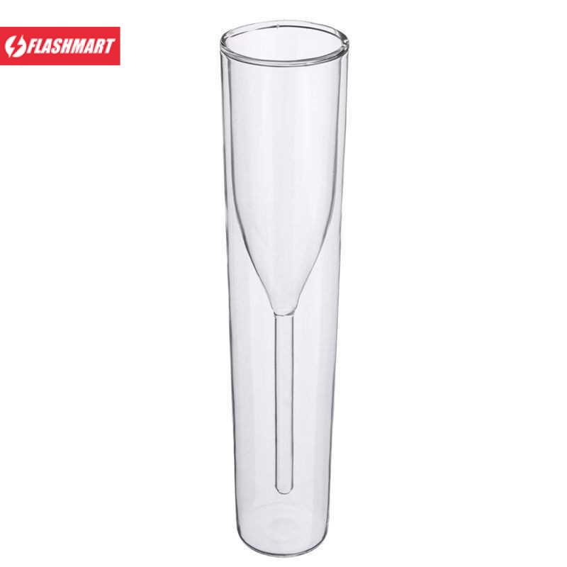 Flashmart Gelas Cangkir Double Wall Glass Model Champagne 115ml - CD1002