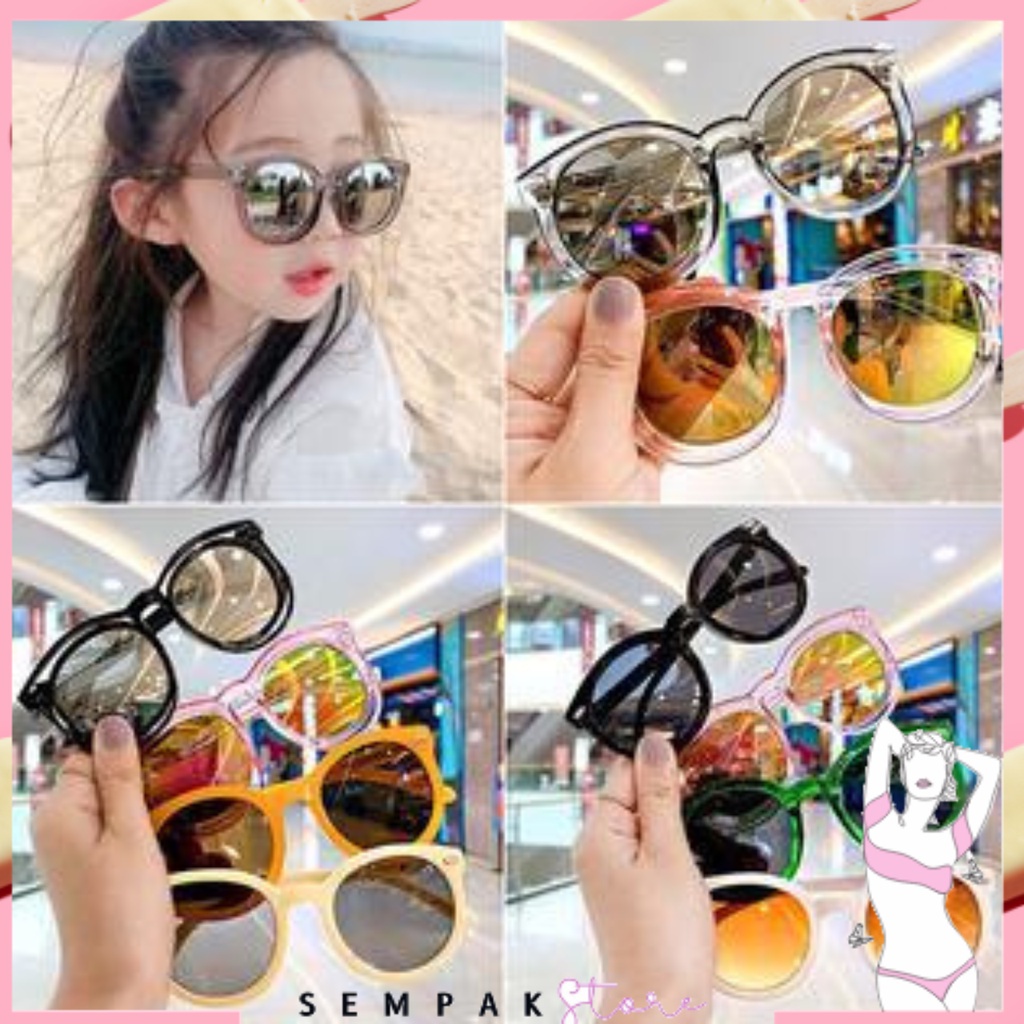 SS Kacamata Anak 6689 Kacamata Hitam Fashion Kaca Mata Hitam High Quality Kids Sunglasses Kaca Mata Murah Import