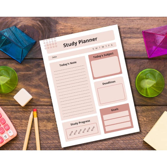 

cute digital planner school planner study planner