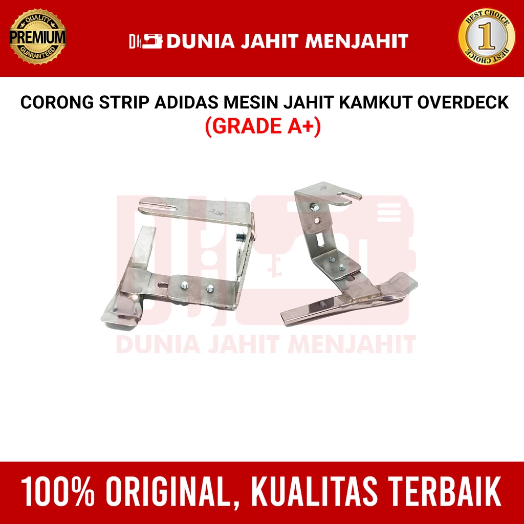Corong Strip Adidas Mesin Jahit Kamkut Overdeck
