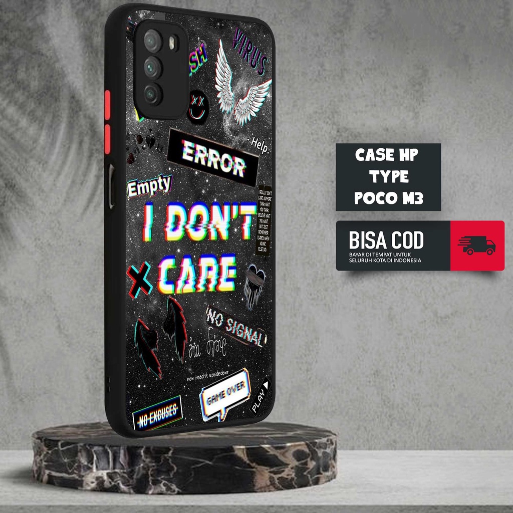 CASE XIAOMI POCO M3 2022 MOTIF [POSTER 3] TERLARIS CASING XIAOMI POCO M3 TERBARU DOVE MATTE FUZE SOF