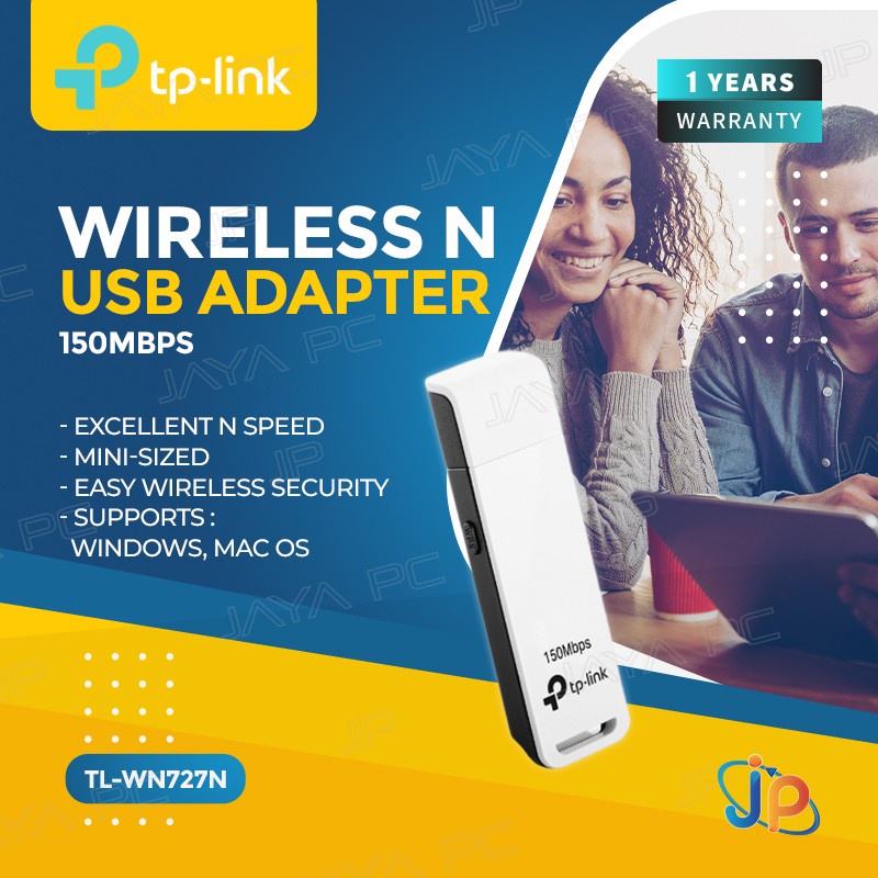 TP-LINK TL-WN727N Wireless N USB Adapter 150Mbps