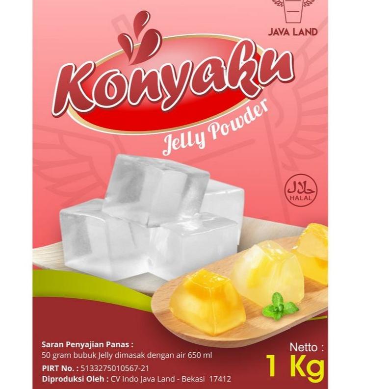 

➵ KONYAKU JELLY 1KG Seperti Nutrijel Bening Ekonomis ❁