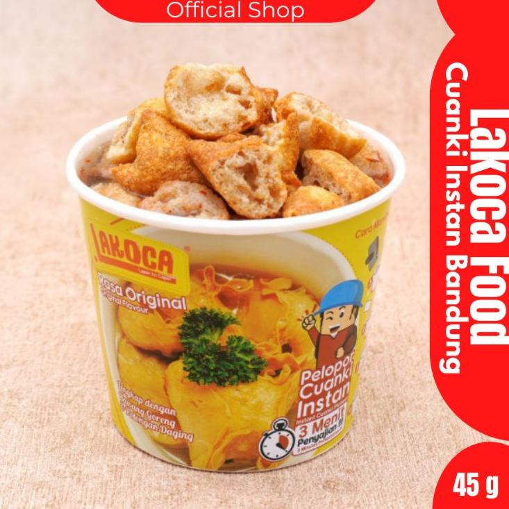 

【MEGA SALE】 Cuanki Instan Kuah Lakoca Tinggal Seduh Khas Bandung (45gr)
