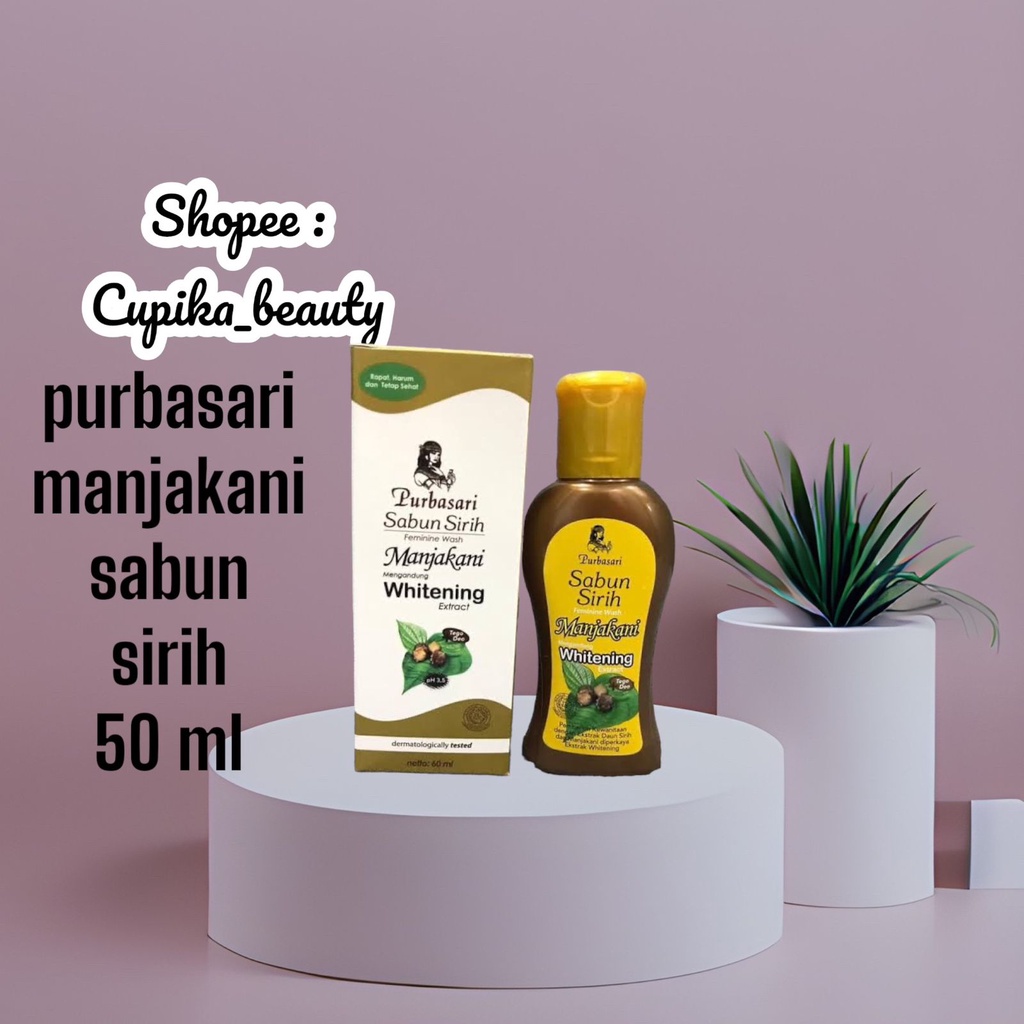 &lt; b.ix&gt; [60 ml] purbasari sabun sirih manjakani + whitening