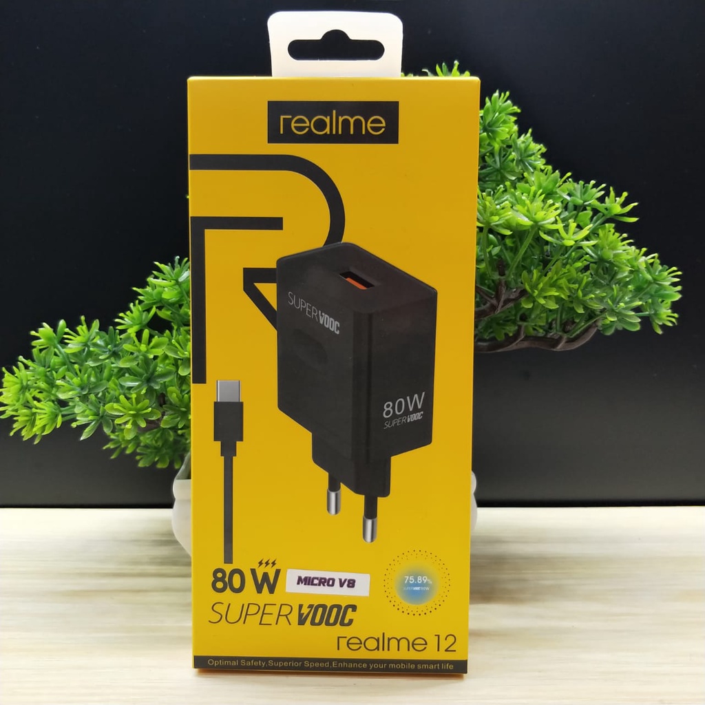 MINIGO Charger Realme 12 80w For Android dan Type c Casan Realme 12 80W micro dan usb C