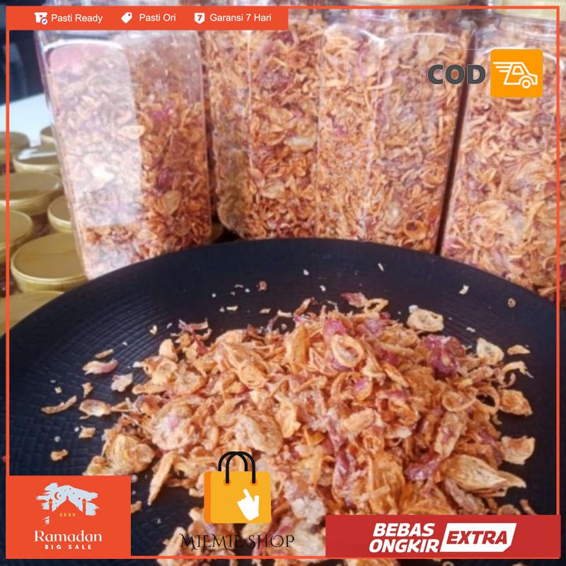 

bawang goreng brebes asli murni 200 gram