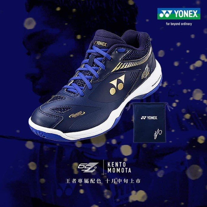 {MentariStore}  Stock Sepatu YONEX POWER CUSHION 65Z2 MEN SAPPHIRE NAVY - 40 Diskon