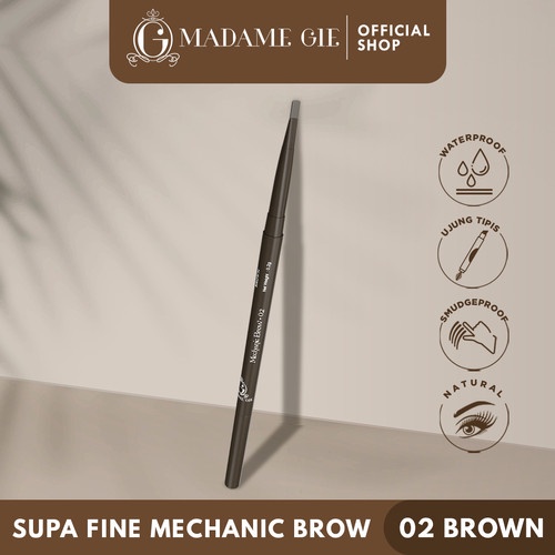 Madame gie supa fine thin eyebrow mechanic 01,02,03