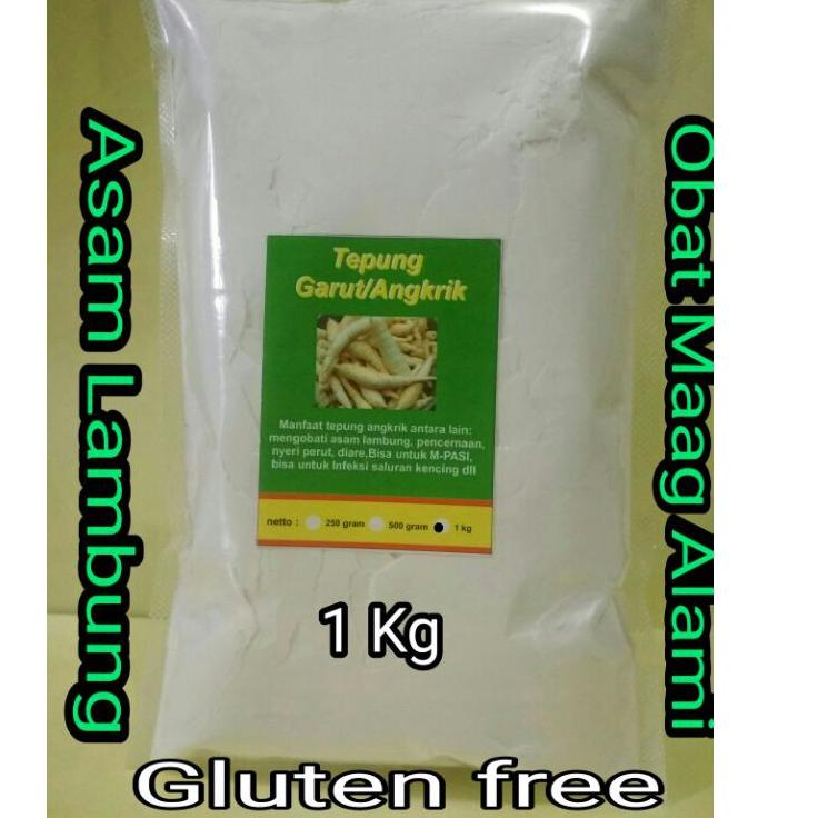 

❃ TEPUNG GARUT/PATI ASAM LAMBUNG/ANGKRIK /ARROWROOT - 1Kg ☃
