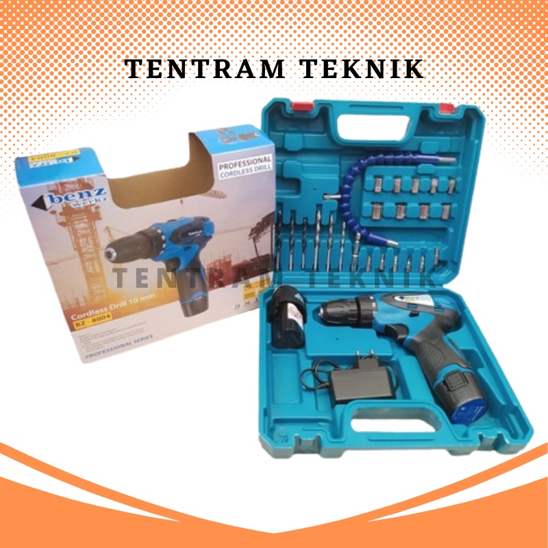 Bor Baterai Cordless 12V (BZ8004) Benz / Bor Cas BZ-8004 10MM Benz