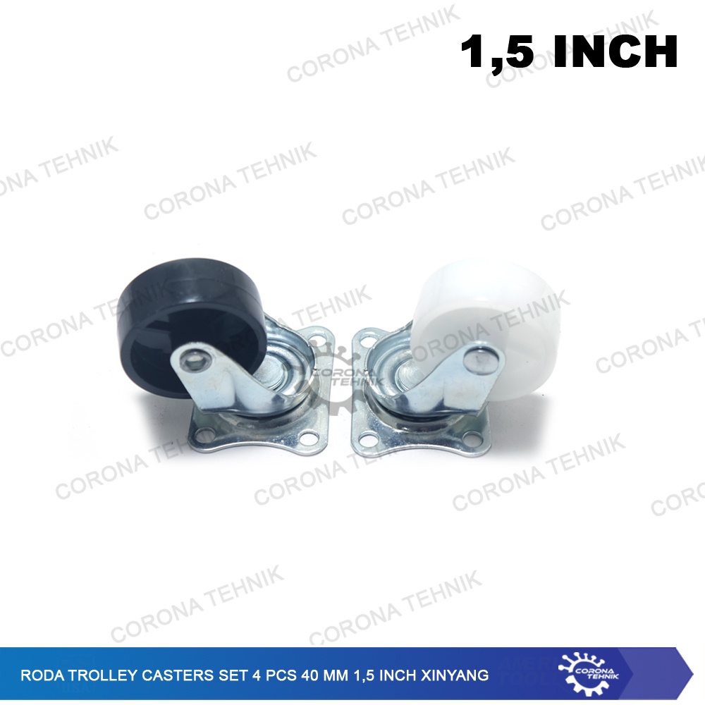 Set 4 Pcs 40 mm 1,5 Inch XINYANG Roda Trolley Casters