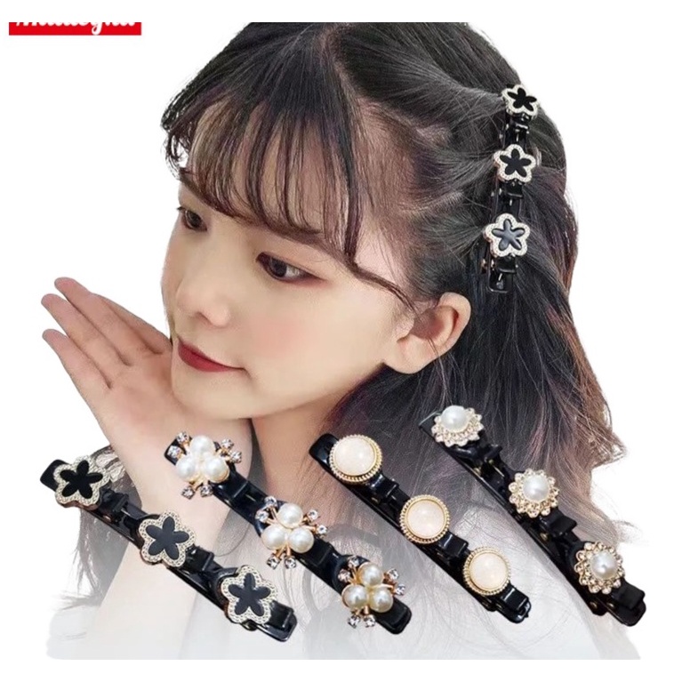 Hanolshop Jepit Rambut Wanita Korean Style Cantik Mutiara - Aksesoris Kepala