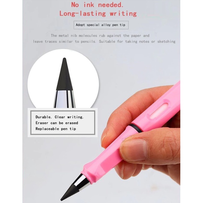 

Pensil Ajaib Alat Tulis Perlengkapan Sekolah Kantor Kuliah Pencil Isi Ulang Pena Pulpen