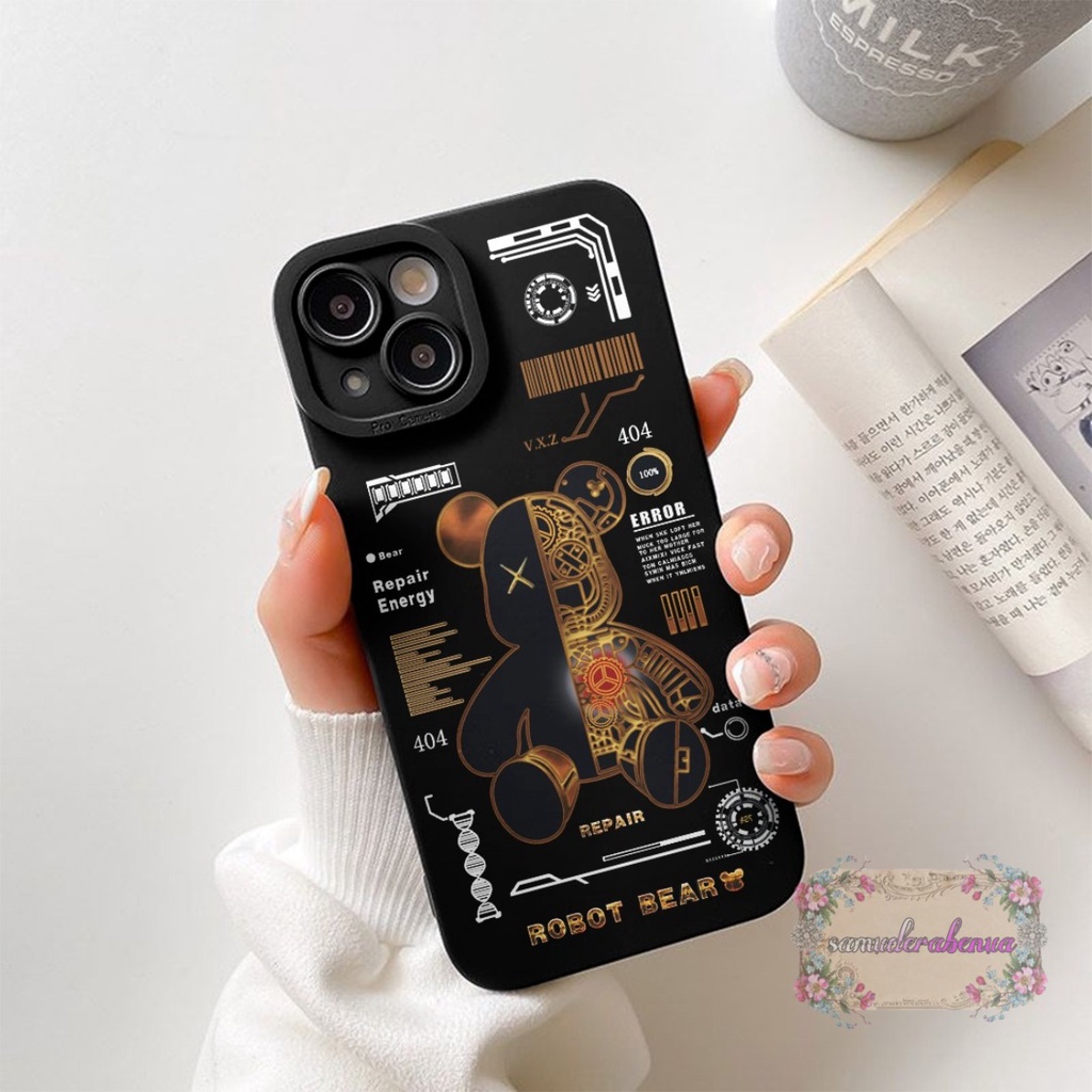 SS117 SOFTCASE MOTIF ROBOT ITEL A26 A48 SB5059