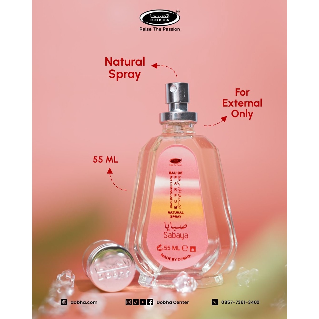 Parfum Dobha Spray Aroma SABAYA 55ML Original